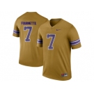 2016 Men's LSU Tigers Leonard Fournette #7 College Football Limited Legend Jersey - Gridiron Gold