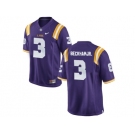 2016 Men's LSU Tigers Odell Beckham Jr. #3 College Football Limited Jersey - Purple