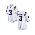 2016 Men's LSU Tigers Odell Beckham Jr. #3 College Football Limited Jersey - White