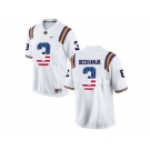 2016 US Flag Fashion 2016 Men's LSU Tigers Odell Beckham Jr. #3 College Football Limited Jersey - White