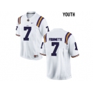 2016 Youth LSU Tigers Leonard Fournette #7 College Football Limited Jersey - White