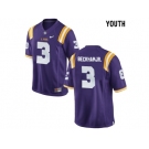 2016 Youth LSU Tigers Odell Beckham Jr. #3 College Football Limited Jersey - Purple