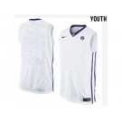 Youth LSU Tigers Blank College Basketball Elite Jersey - White