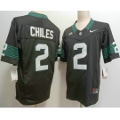 Men's Michigan State Spartans #2 Aidan Chiles Black FUSE College Football Jersey