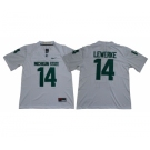 Michigan State Spartans #14 Brian Lewerke White Nike College Football Jersey