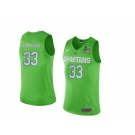 Michigan State Spartans Magic Johnson 33 College Basketball Authentic Jersey - Apple Green