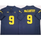 Men's Michigan Wolverines #9 J.J. McCarthy Navy 2024 F.U.S.E. Stitched Jersey