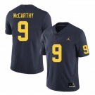 Men's Michigan Wolverines #9 J.J. McCarthy Navy Blue Stitched Jersey