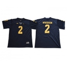 Michigan Wolverines #2 Charles Woodson Navy College Football Jersey