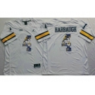 Michigan Wolverines #4 Jim Harbaugh White Player Fashion Stitched NCAA Jersey