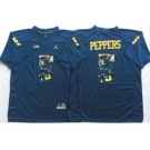 Michigan Wolverines #5 Jabrill Peppers Navy Blue Player Fashion Stitched NCAA Jersey