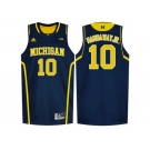 Michigan Wolverines Tim Hardaway Jr. #10 Basketball Authentic Jersey - Navy Blue