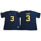 Wolverines #3 Rashan Gary Navy Blue Jordan Brand Limited Stitched NCAA Jersey