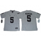 Youth Michigan Wolverines #5 Jabrill Peppers Gridiron Gray II Jordan Brand Stitched NCAA Jersey