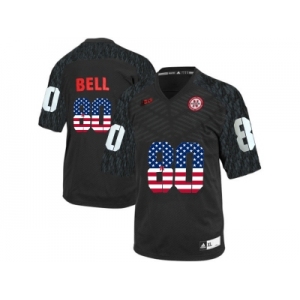 2016 US Flag Fashion Men's Nebraska Cornhuskers Kenny Bell #80 College Football Jersey - Black