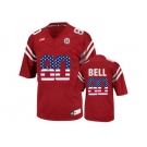 2016 US Flag Fashion Men's Nebraska Cornhuskers Kenny Bell #80 College Football Jersey - Red