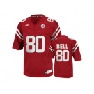 Men's Nebraska Cornhuskers Kenny Bell #80 College Football Jersey - Red