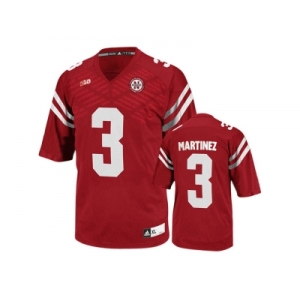 Men's Nebraska Cornhuskers Taylor Martinez #3 College Football Jersey - Red