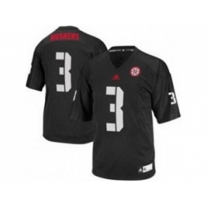 Nebraska Cornhuskers #3 Taylor Martinez Black College Football NCAA Jerseys