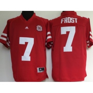 Nebraska Cornhuskers #7 Scott Frost Red College Football Jersey