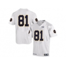 2015 Under Armour Mens' Norte Dame Fighting Irish #81 College Football Jersey - White