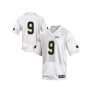 2015 Under Armour Mens' Norte Dame Fighting Irish #9 College Football Jersey - White