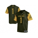 2016 Under Armour Men's #1 Fan Notre Dame Fighting Irish 2016 Shamrock Series Premier College Football Jersey - Olive Green