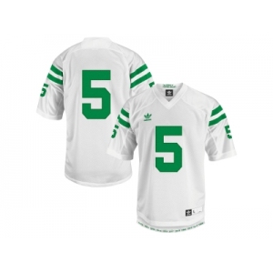 Addidas Men's Norte Dame Fighting Irish #5 Everett Golson Under The Lights College Football Jersey - White