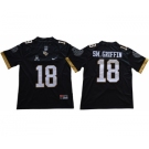 Knights #18 Shaquem Griffin Black Limited Stitched NCAA Jersey