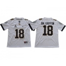 Knights #18 Shaquem Griffin White Limited Stitched NCAA Jersey