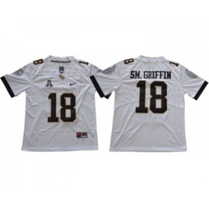 Knights #18 Shaquem Griffin White Limited Stitched NCAA Jersey