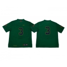 Notre Dame Fighting Irish #3 Green Under Armour College Football Jersey