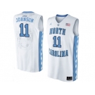 2016 Men's North Carolina Tar Heels Brice Johnson #11 College Basketball Jersey - White