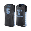 2016 Men's North Carolina Tar Heels Marcus Paige #5 College Basketball Jersey - Black