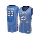 2016 Men's North Carolina Tar Heels Michael Jordan #23 College Basketball Jersey - Blue