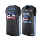 2016 US Flag Fashion 2016 Men's North Carolina Tar Heels Michael Jordan #23 College Basketball Jersey - Black