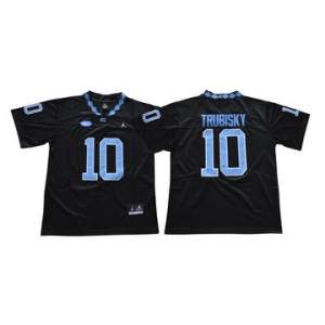 North Carolina Tar Heels #10 Mitch Trubisky Black College Football Jersey