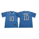 North Carolina Tar Heels #10 Mitch Trubisky Blue College Football Jersey