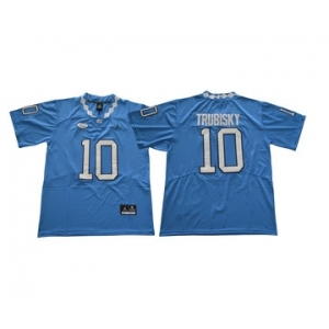 North Carolina Tar Heels #10 Mitch Trubisky Blue College Football Jersey