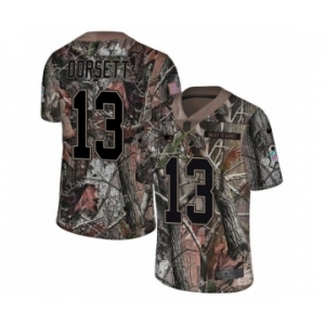 Men's Nike New England Patriots #13 Phillip Dorsett Camo Rush Realtree Limited NFL Jersey