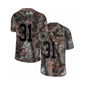 Men's Nike New England Patriots #31 Jonathan Jones Camo Rush Realtree Limited NFL Jersey
