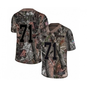 Men's Nike New England Patriots #71 Danny Shelton Camo Rush Realtree Limited NFL Jersey