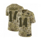 Youth Nike New England Patriots #14 Steve Grogan Limited Camo 2018 Salute to Service NFL Jersey