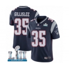 Youth Nike New England Patriots #35 Mike Gillislee Navy Blue Team Color Vapor Untouchable Limited Player Super Bowl LII NFL Jersey