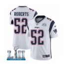 Youth Nike New England Patriots #52 Elandon Roberts White Vapor Untouchable Limited Player Super Bowl LII NFL Jersey