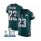 Men's Nike Philadelphia Eagles #23 Rodney McLeod Midnight Green Team Color Vapor Untouchable Elite Player Super Bowl LII NFL Jersey