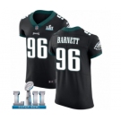 Men's Nike Philadelphia Eagles #96 Derek Barnett Black Vapor Untouchable Elite Player Super Bowl LII NFL Jersey