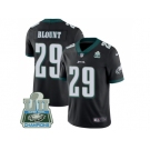 Nike Philadelphia Eagles #29 LeGarrette Blount Black Alternate Super Bowl LII Champions Men Stitched NFL Vapor Untouchable Limited Jersey