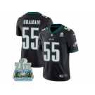 Nike Philadelphia Eagles #55 Brandon Graham Black Alternate Super Bowl LII Champions Men Stitched NFL Vapor Untouchable Limited Jersey