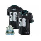 Nike Philadelphia Eagles #56 Chris Long Black Alternate Super Bowl LII Champions Men Stitched NFL Vapor Untouchable Limited Jersey